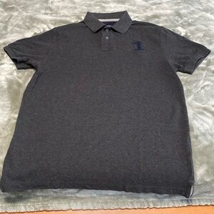 Hackett London luxurious  Dark Gray Polo Shirt